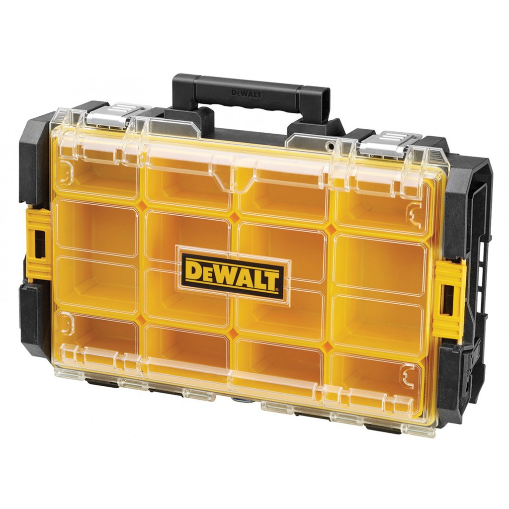 DEWALT得偉 DS100 硬漢工作箱 透明零件盒 多格式 手提箱零件箱 DWST08202