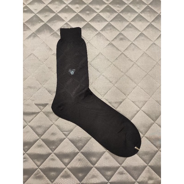 【現貨+快速出貨】（全新）La new 健康菱格紳士襪 抗菌防臭系列 藏青色 紳士襪 男性高筒襪25-27cm