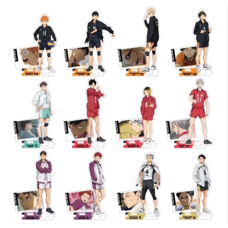 ⚡️J⚡️【現貨】排球少年 背景立牌 動漫周邊 日向 影山 孤爪 黑尾 木兔 赤葦 月島螢 及川 牛島若利 天童覺