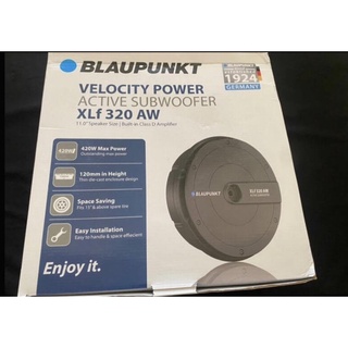 現貨 全新品 BLAUPUNKT XLF320AW 鋁合金外殼11吋藍點主動式重低音備胎式