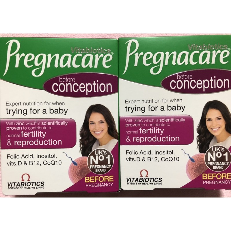 限時優惠最低價 英國vitabiotics Pregnacare女生版維他命 贈送好孕小物及中文成分說明書 蝦皮購物