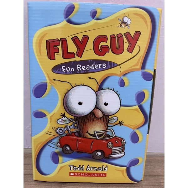 二手書（九成新）- Fly Guy Fun Readers 故事版本(+CD/5冊合售/平版)  Tedd Arnold