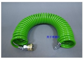 附發票 臺灣製 黑手牌 耐高壓 加厚 附鐵製接頭 各尺寸齊全 PU伸縮管 風管 高壓風管