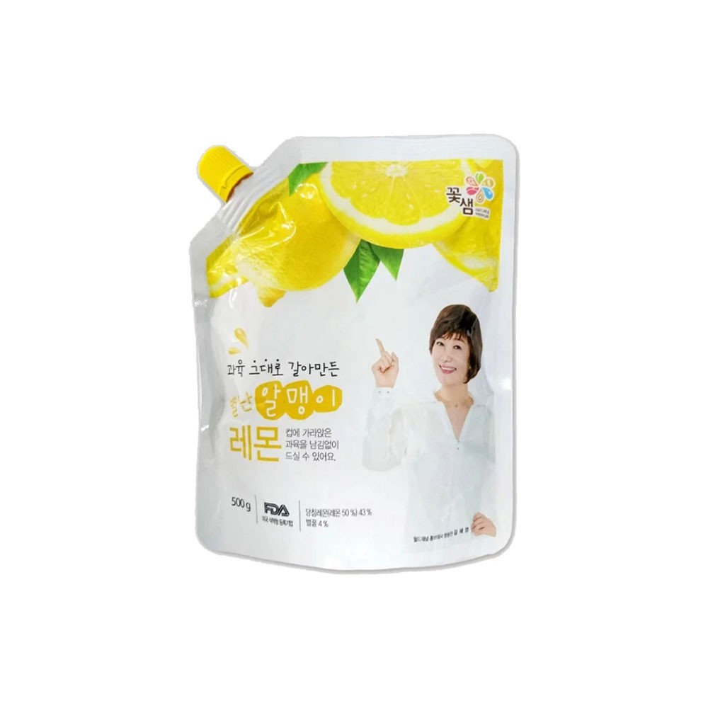 韓味不二 韓國花泉 袋裝 蜂蜜檸檬茶 (500g/袋) 沖調果醬 廠商直送