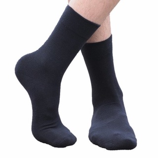 除臭襪 寬口無痕 薄毛巾氣墊 紳士襪-黑色(上班,休閒適用) CA011A2