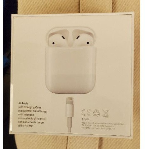 全新未拆 神腦公司貨 - Apple airpods 2代無線耳機 (含有線充電盒)