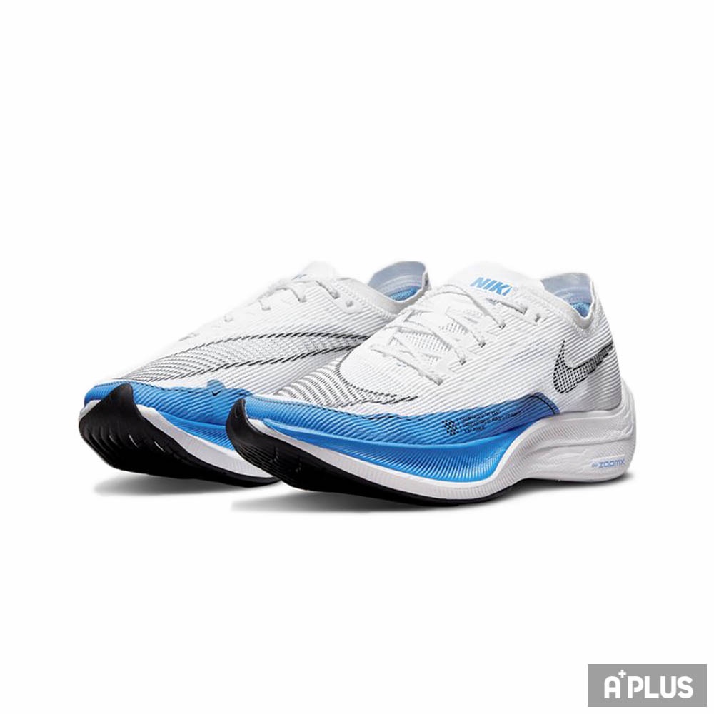 NIKE 男 慢跑鞋 ZOOMX VAPORFLY NEXT% 2 白藍 輕量 氣墊 緩震 馬拉松-CU4111-102