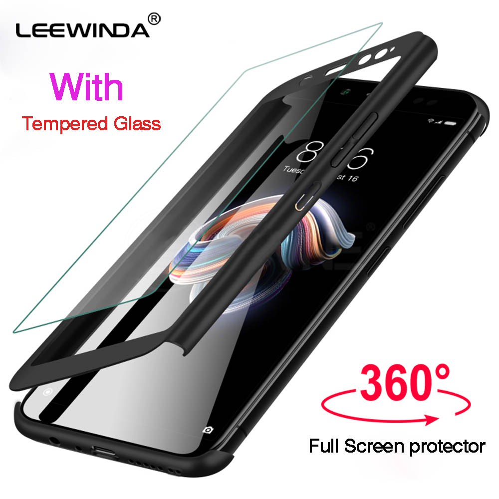 Leewinda 適用於小米紅米 Note 8T Note8Pro Note8 note7 Note6 手機殼,360