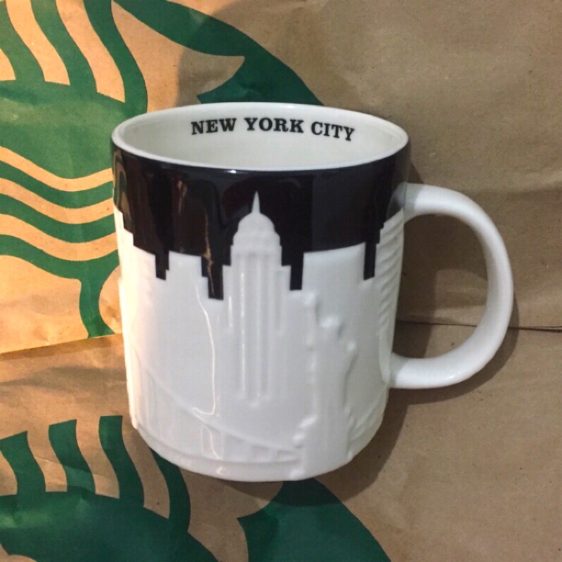星巴克 紐約 城市杯 浮雕版