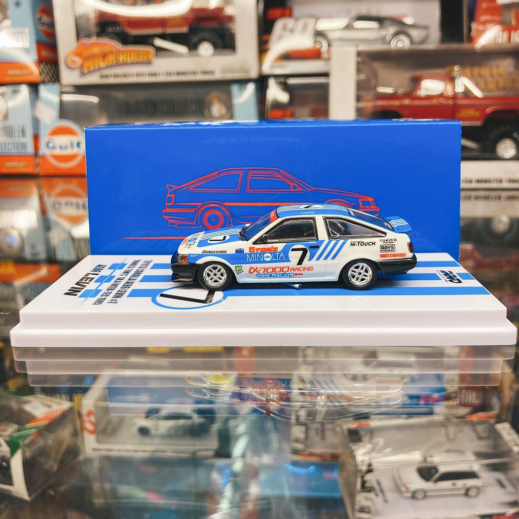 (小賈車庫) 1/64 INNO TOYOTA COROLLA AE86 LEVIN #7