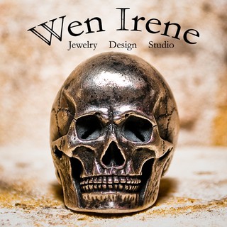戒指 925純銀戒指 骷髏頭戒指 | Wen Irene Jewelry Design Studio