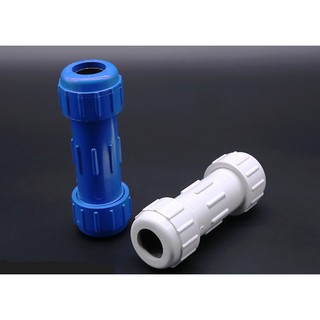 臺灣現貨 PVC 白色 快接 伸縮節 搶修器 管件管道配件