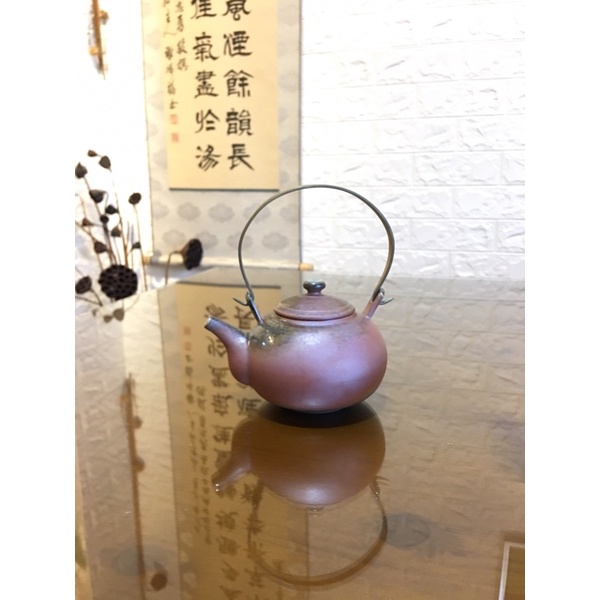 【森嵐選物】台灣陶藝家。黃佩儀老師。手拉胚柴燒提梁壺。柴燒提梁茶壺（請詳閱說明）