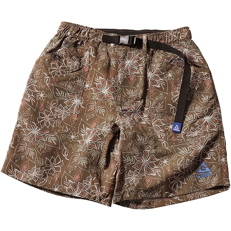 GERRY OUTDOORS 076200-12 Stretch Fabric Shorts 登山機能短褲 (熱帶植物)