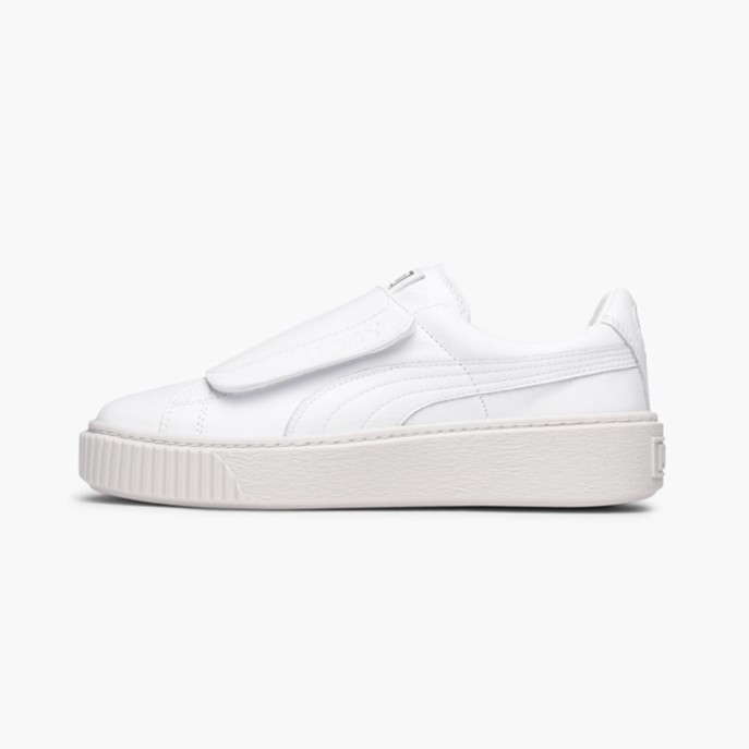 【小八】Puma Basket Platform Strap White 白 364123-02