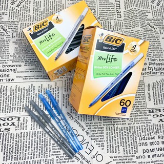 🇺🇸【現貨】Bic Round Stic M Ball Pens 圓珠筆 美國銷售第一冠軍筆 超好寫 黑 藍 紅 原子筆