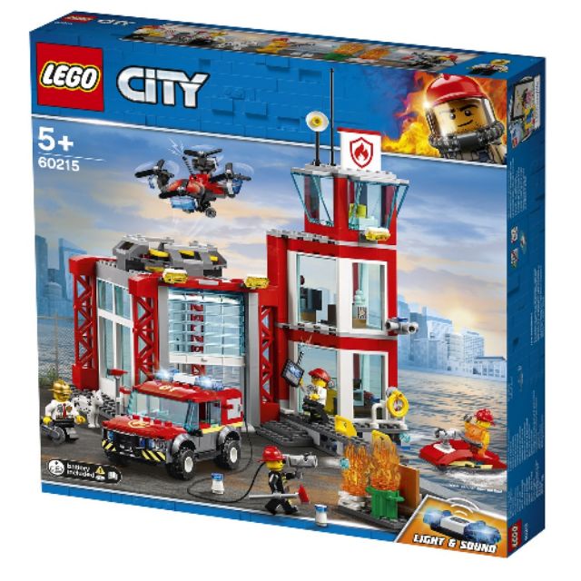 樂高lego City 消防局港口消防局消防車全新未開現貨lego 蝦皮購物