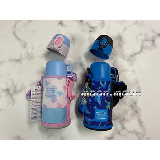 ZOJIRUSHI 象印 SP-JB06 童用不鏽鋼真空保溫瓶/保冷瓶 2Way 附揹袋 SP-JB06 兒童水壺