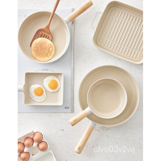 韓國直發FIKA烹飪用具炒鍋盤6種陶瓷塗層 雞蛋捲炒菜燉菜烤肉