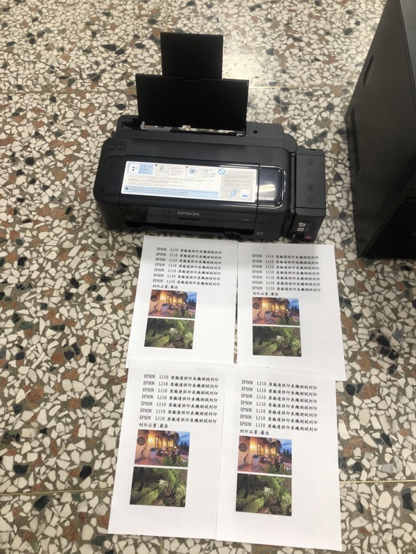 EPSON L110  原廠連續供墨印表機--二手印表機