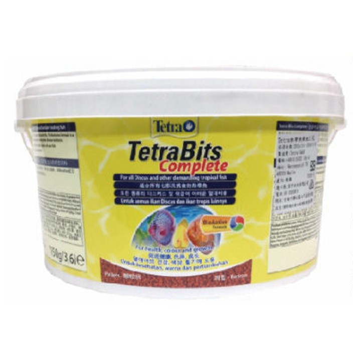 【TETRA】 TetraBits 熱帶魚七彩顆粒飼料 3.6L T262-1
