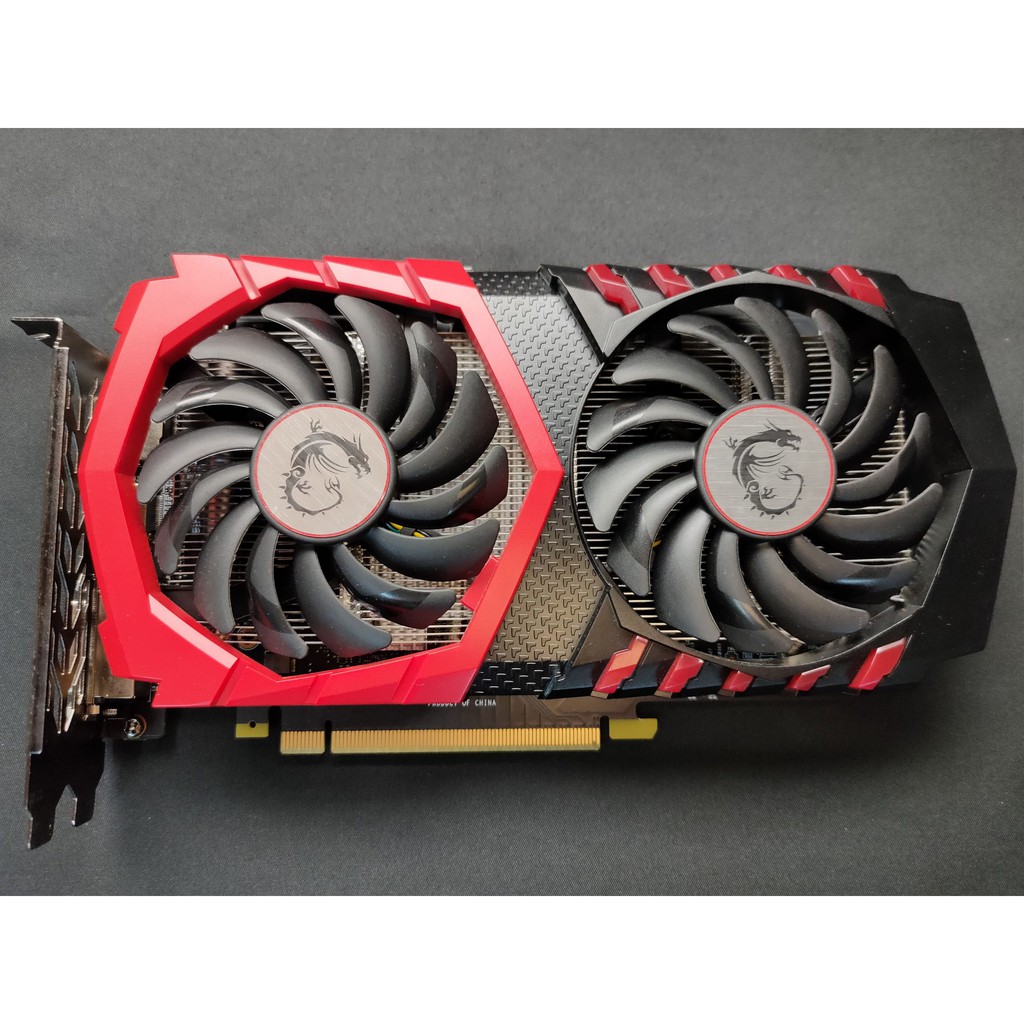 完整盒裝 保固中 MSI 微星 GTX 1050 Ti Gaming X 4G 雙風扇 顯示卡