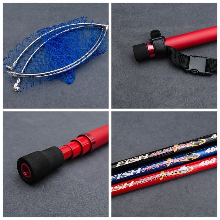 單買漁獵人磯玉柄不可用折扣碼 猛哥釣具台灣漁鄉dk 附磯玉網 50公分網 18尺柄加網磯玉柄磯撈網手撈網抄網磯玉網