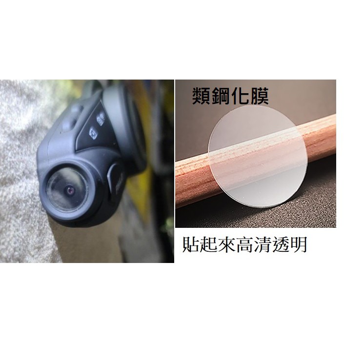 鏡頭貼 類鋼化膜 玻璃纖维 耳機海棉套 可用於 M3  M3+ M3 PLUS 藍芽對講行車記錄器 防鏡頭鏡面刮傷