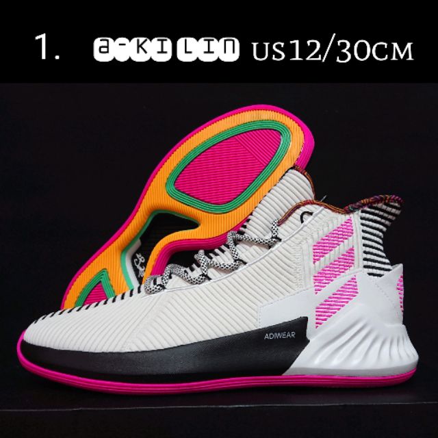 adidas D rose 9 首發粉白