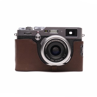 【mi81 】 適用於 Fujifilm X100F 真皮開底底座手腕繩組