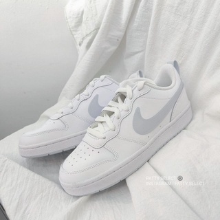 PS中壢 現貨 Nike Court Borough Low 2 GS 休閒鞋 寶寶藍 白/金勾 白鞋 小DUNK