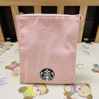 現貨 全新 韓國 櫻花 星巴克 Starbucks 女神 粉紅 收納包 化妝包