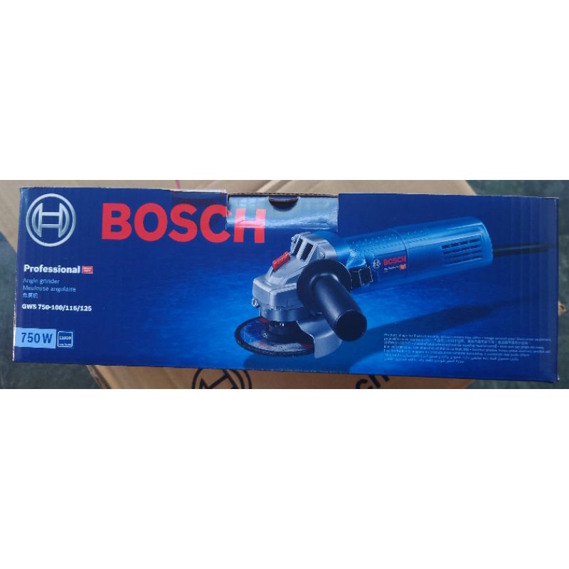 &lt;含稅&gt;BOSCH4"砂輪機GWS750-100#750W#台灣原廠公司貨 附保卡