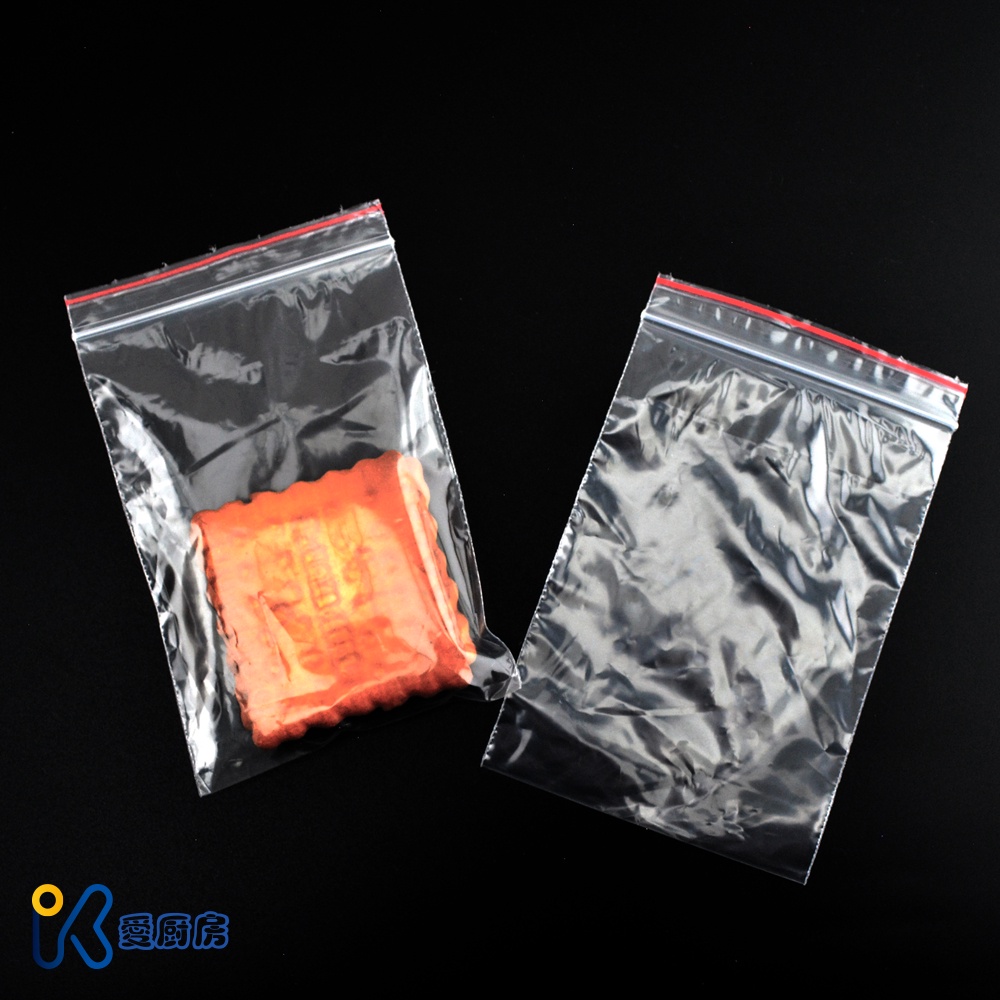 台灣製造 PE 夾鏈保鮮袋  4號-9號 100入  可冷藏/冷凍 透明 夾鏈袋 保鮮袋【愛廚房】