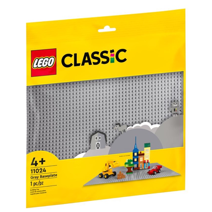 【台南樂高 益童趣】LEGO 樂高 10701 11024 灰色大底板 經典系列 CLASSIC 正版樂高底板