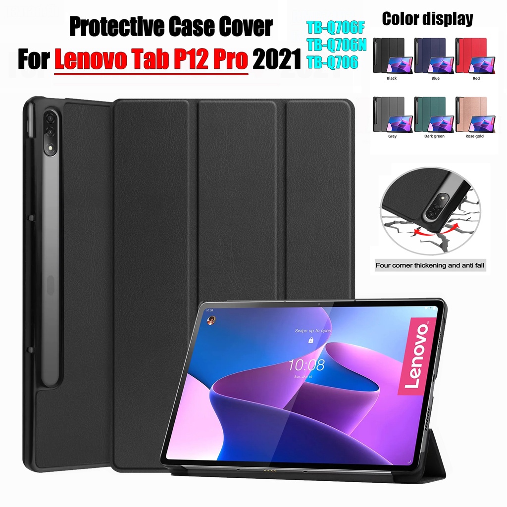 LENOVO [睡眠/喚醒] 適用於聯想 Tab P12 Pro 12.6 英寸 2021 P12Pro TB-Q706