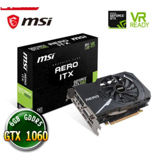 賣二手 中古 mis 微星 GTX 1060 AERO ITX 6G OC 顯示卡