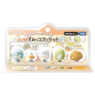 現貨 正版TAKARA TOMY 角落小夥伴系列 角落生物 角落小夥伴市場人偶組(外盒不優美)