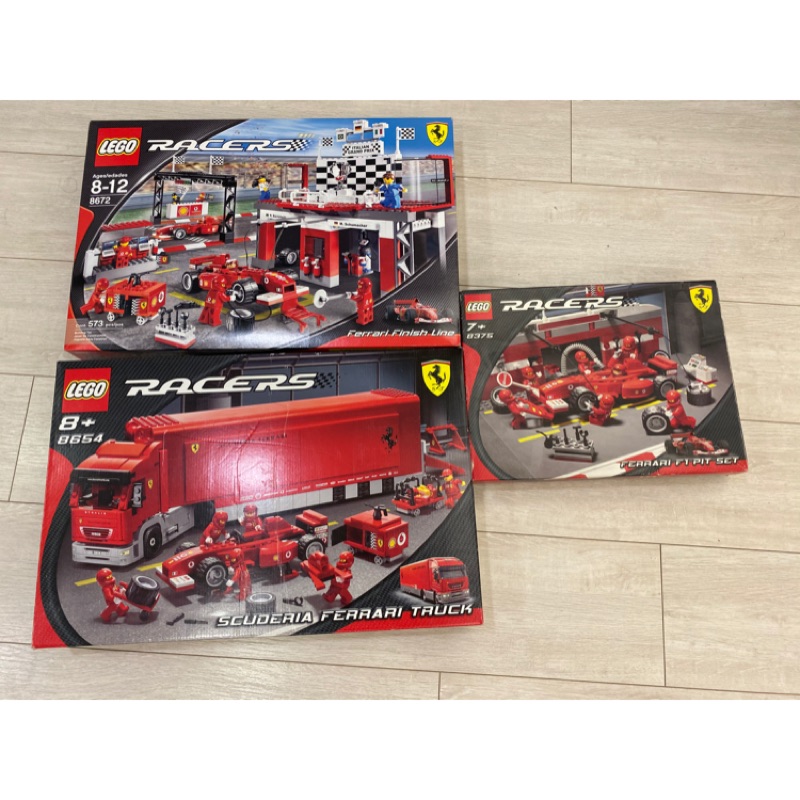 LEGO Ferrari 8672 維修站+頒獎台