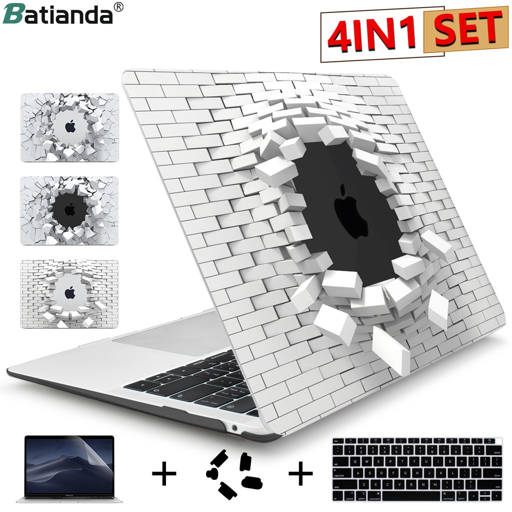 蘋果筆電保護殼 MacBook Air Pro13 15 MacAir 13 2021 3D創意 電腦殼 保護套 鍵盤膜
