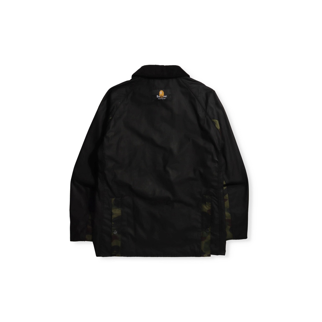 預購 BARBOUR Ｘ BAPE® 1ST CAMO BEDALE JACKET 百年品牌油布夾克