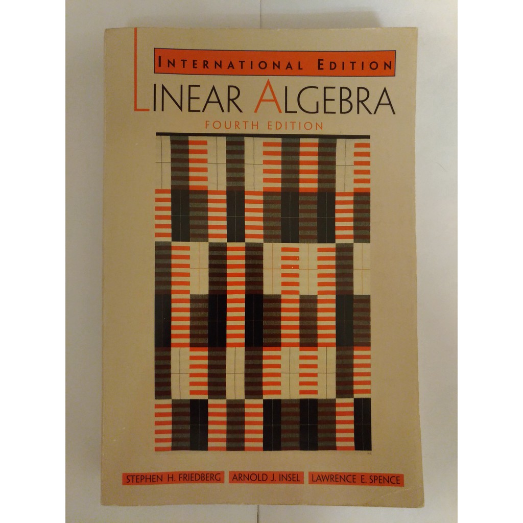 #5線性代數Linear Algebra,4th,Friedberg,9780131202665,0130084514