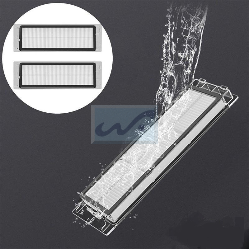 【台灣現貨附發票】 可水洗 HEPA 濾網 米家 掃地機器人 鐵氟龍披覆 小米 石頭  小瓦 配件  一代 二代 可用