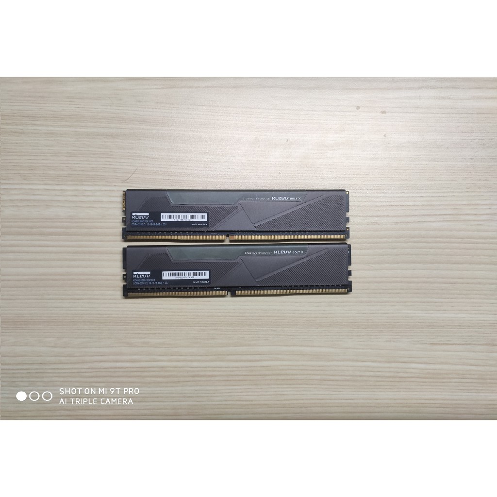 KLEVV 科賦 BOLT X DDR4 3200 8G*2  16G 桌上型記憶體