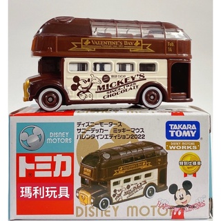 【瑪利玩具】DREAM TOMICA 特仕車 米奇雙層巴士 情人節款 DS18822