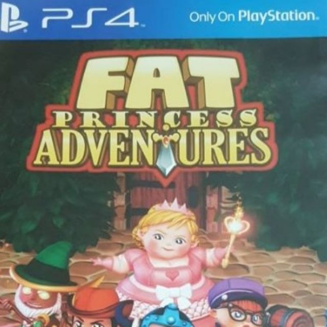 ps4 胖公主 實體光碟 中文 二手fat princess adventures雙人親子遊戲