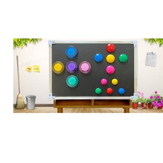 彩色圓形磁鐵 盒裝磁鐵 磁鐵 白板用磁鐵 黑板用磁鐵 教學磁鐵