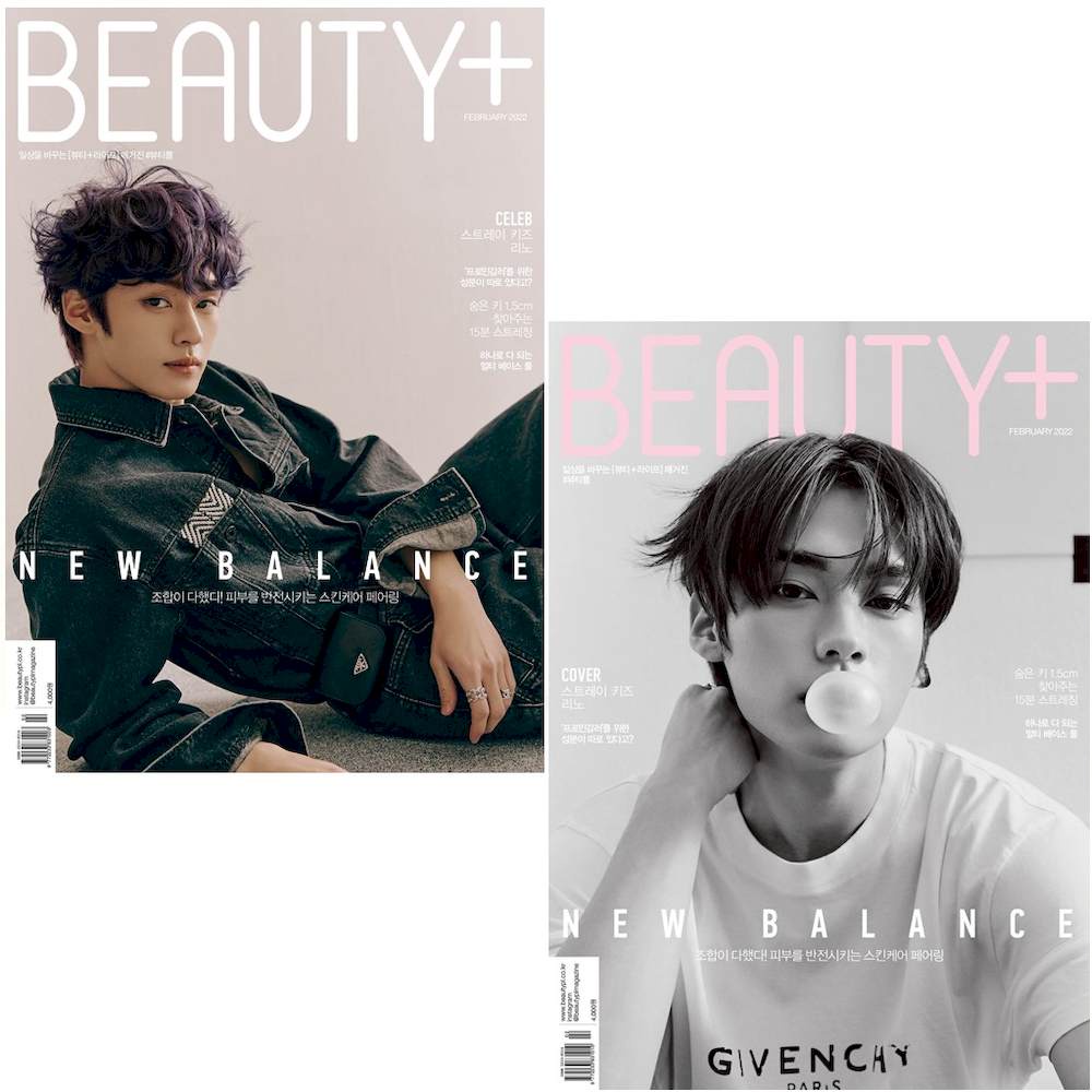 KPM-售完 BEAUTY+ (KOREA) 2月號 2022 雙封面 Stray Kids Lee Know 韓國雜誌