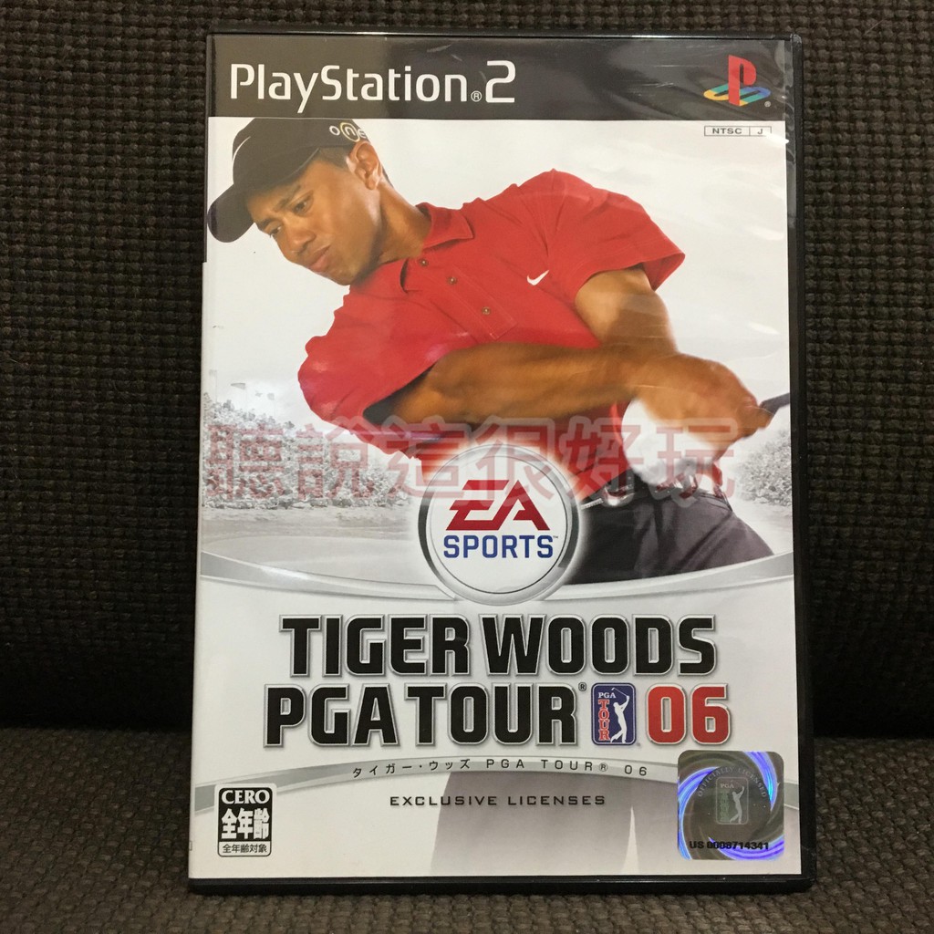 PS2 老虎伍茲 06 Tiger Woods PGA Tour 2006 日版 正版 遊戲 180 T662