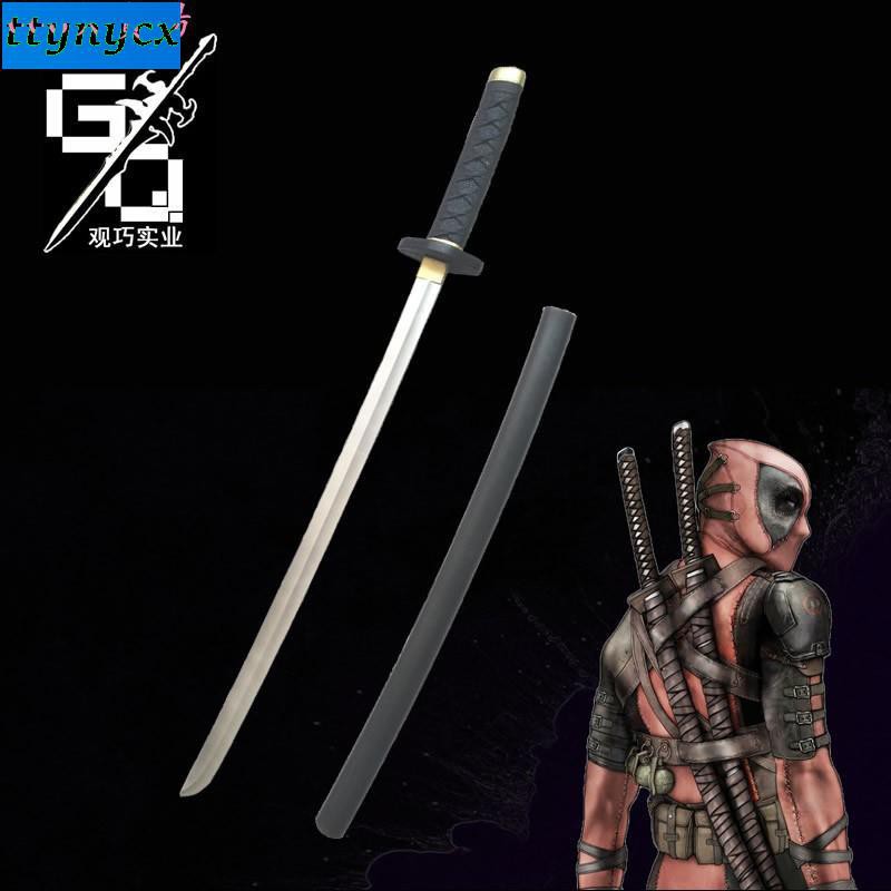 武士cos道具deadpool死侍雙刀火影忍者玩具刀劍兒童安全動漫武器 蝦皮購物